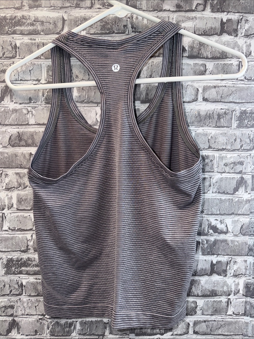 lululemon athletica Women’s Racerback Tank Top in Heathered Gray